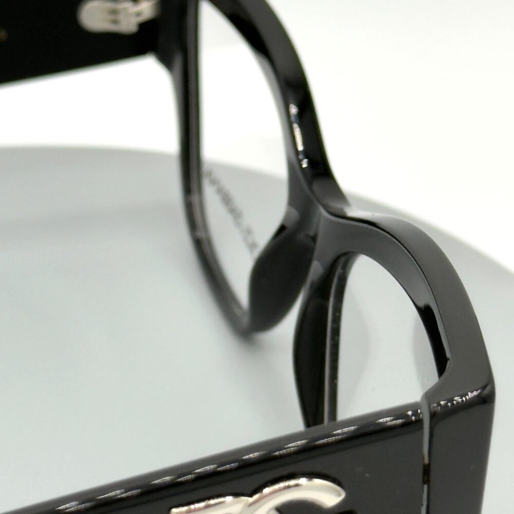 DOLCE & GABBANA DG3378 501 Black Demo Lens 55 mm Women's Eyeglasses - Picture 9 of 10